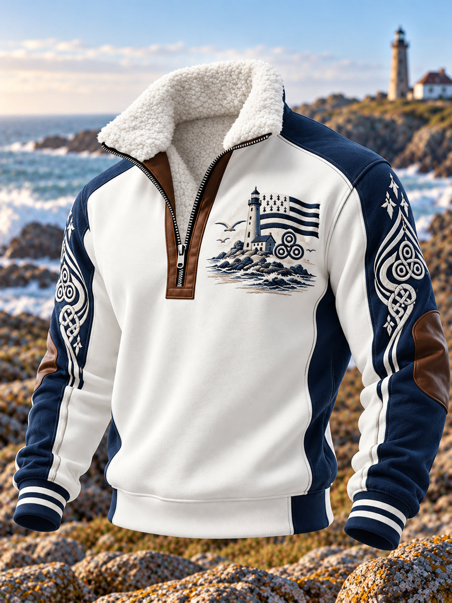 Men's France Brittany Print Sweatshirt