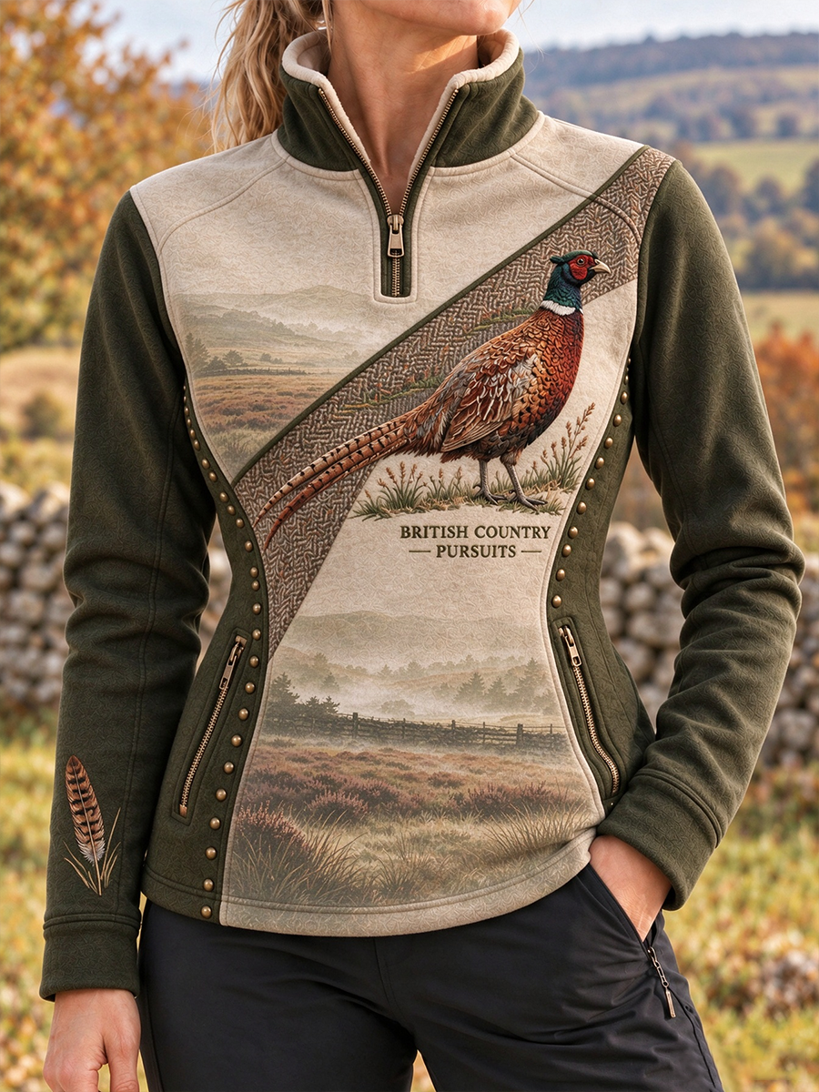 Women's Hunting Season Culture Zipper Sweatshirt