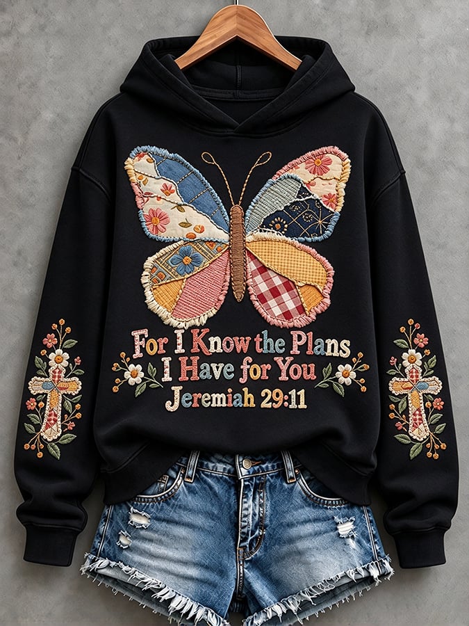 Women's Casual Printed Long-Sleeve Sweatshirt