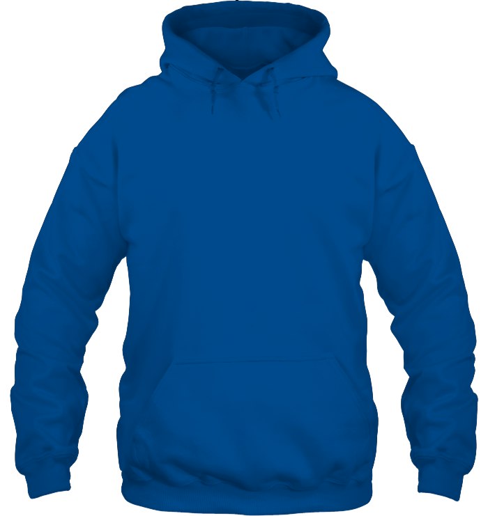 Unisex Heavyweight Pullover Hoodie - Royal - front