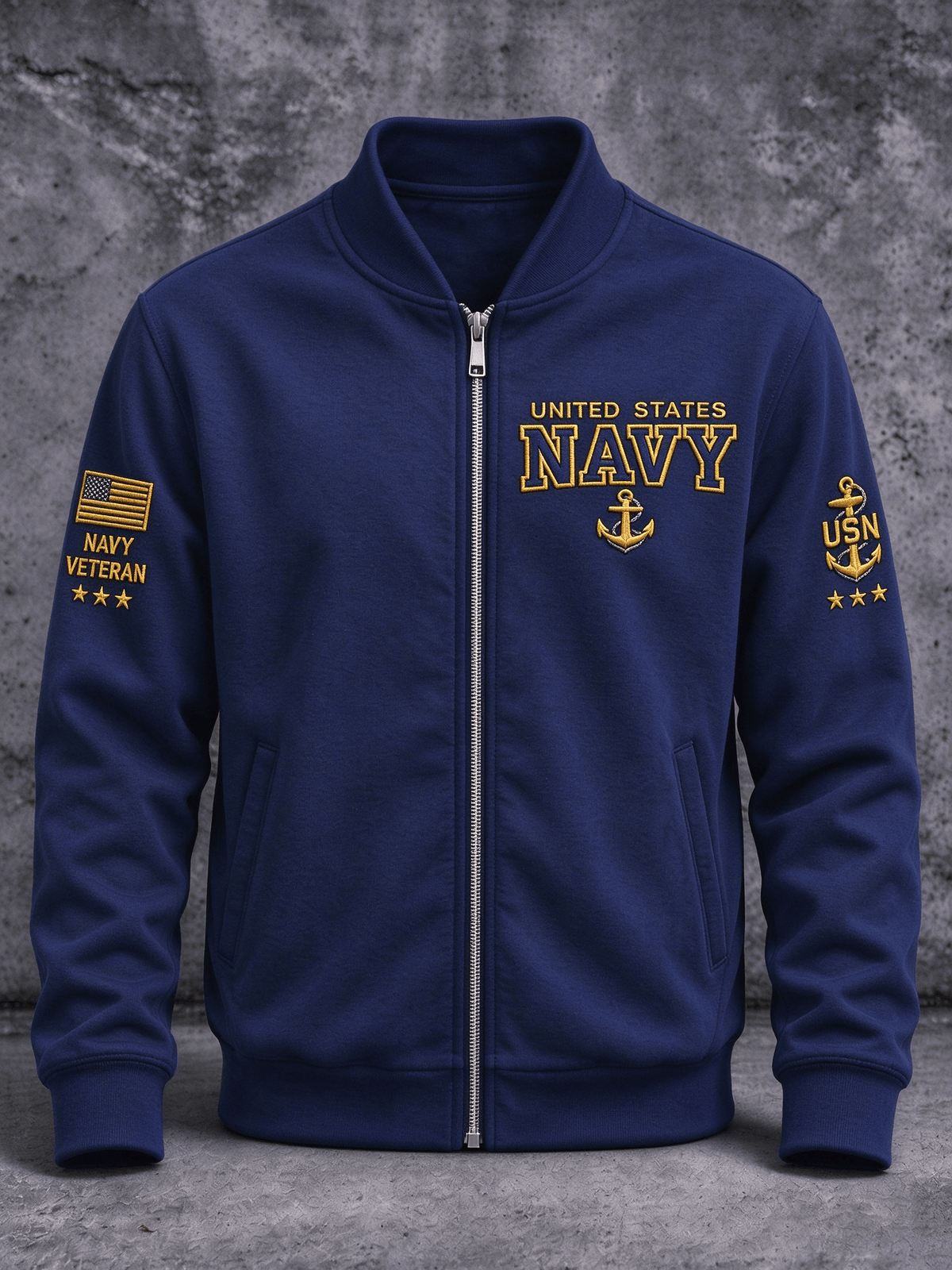 Men's American Veterans Design Jacket