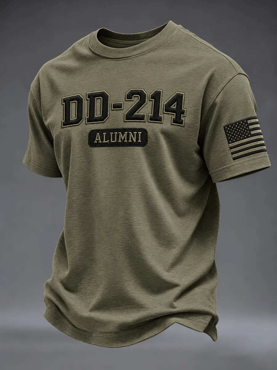 Men's Veteran Pride DD-214 Printed T-shirt