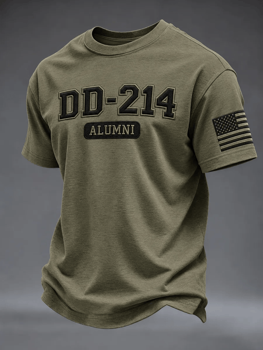 Men's Veteran Pride DD-214 Printed T-shirt