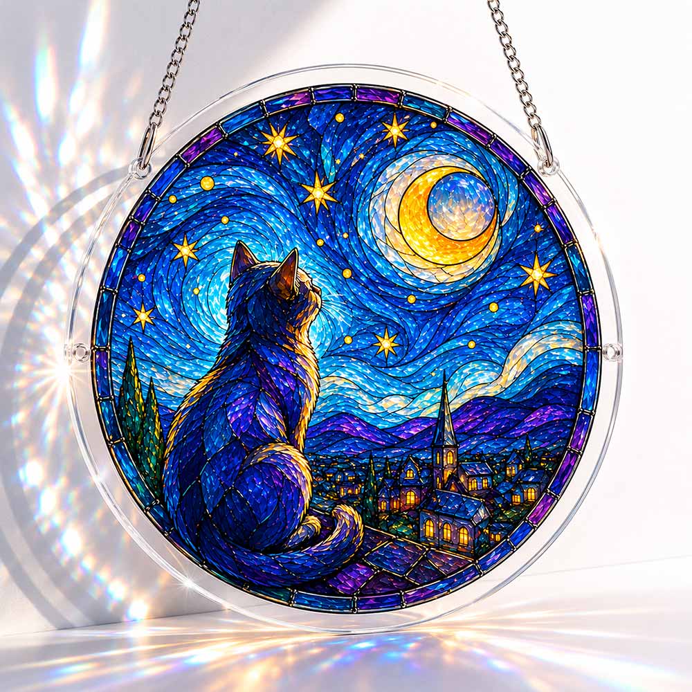 5-Pack Acrylic Jigsaw Puzzle Suncatcher Gift Set