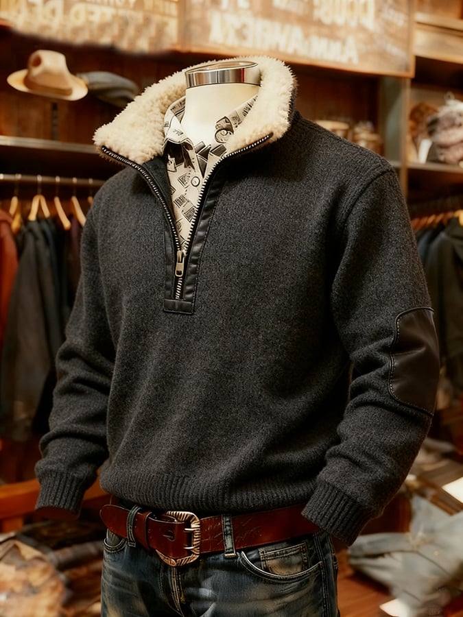 Men's Faith Textured Sweatshirt