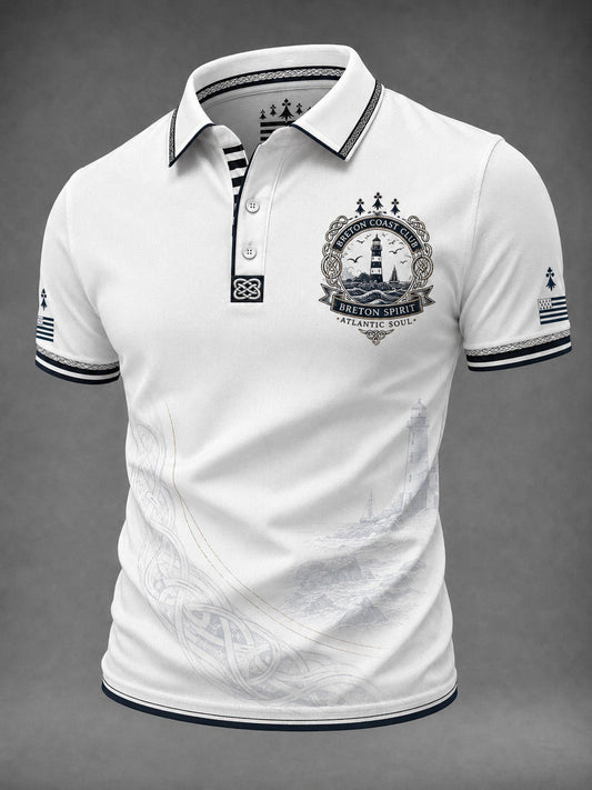 Men's France Brittany Celtic Printed Shirt