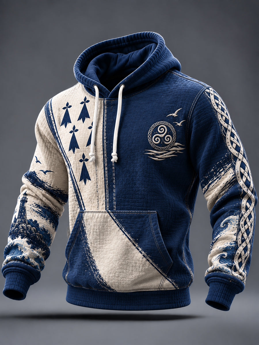 Men's France Brittany Printed Hoodie