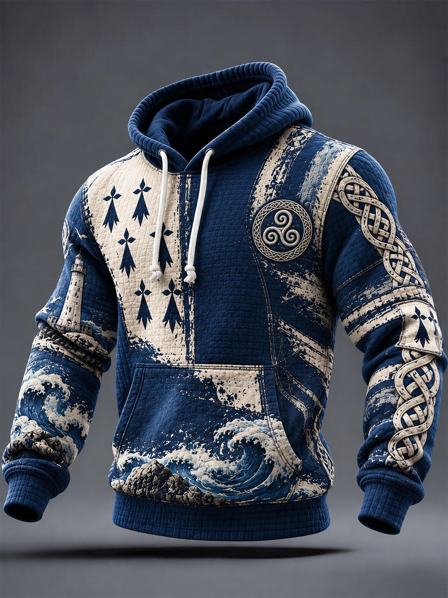 Men's France Brittany Printed Hoodie