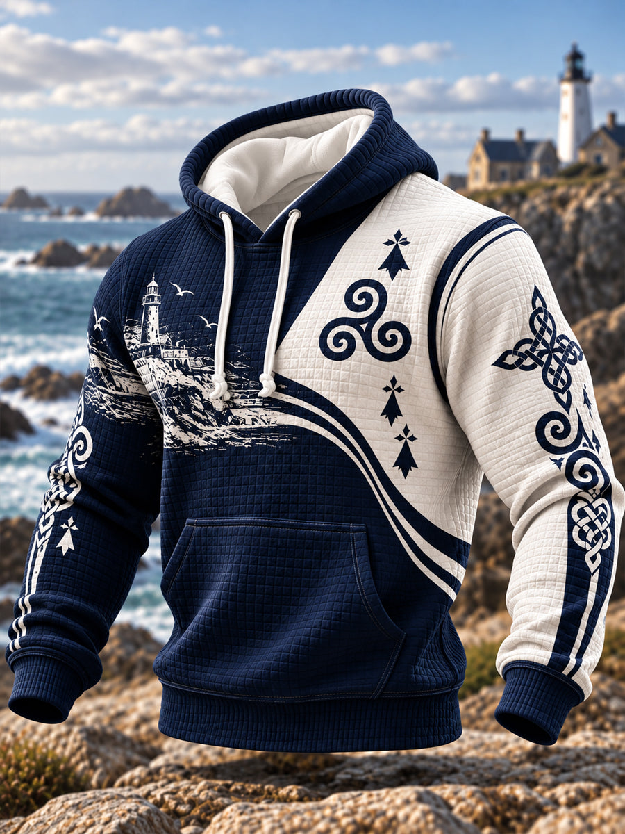 Men's France Brittany Printed Hoodie