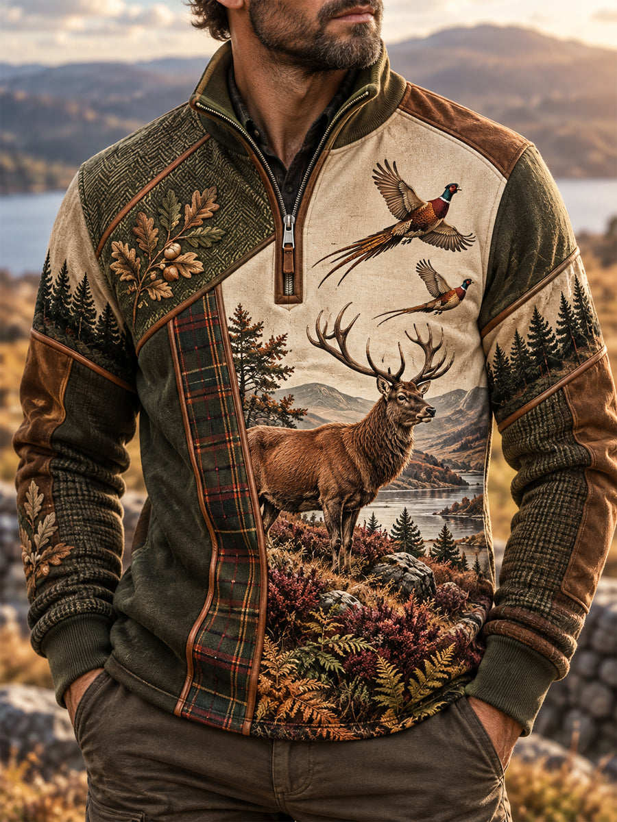 Men's Hunting Season Culture Flannel Sweatshirt