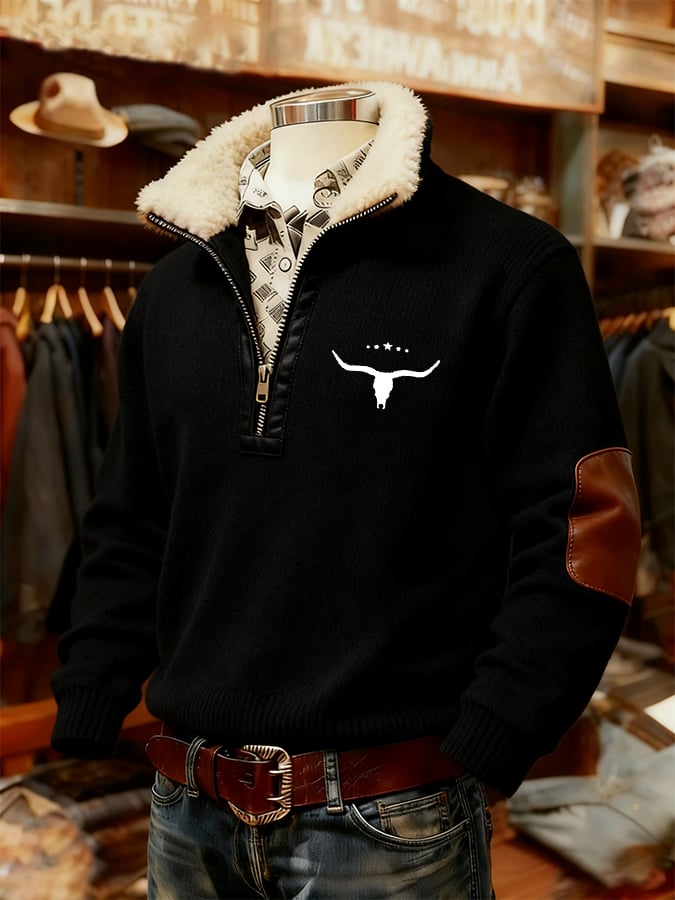 Men's Faith Textured Sweatshirt