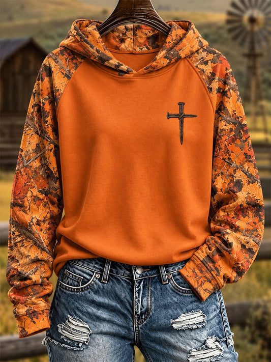 Women's Western Faith Print Hoodie