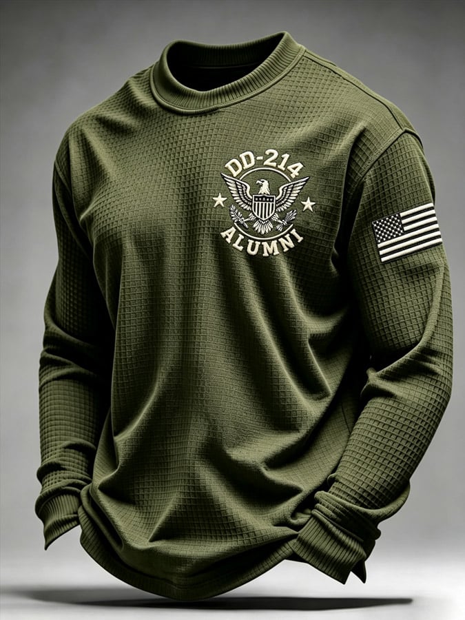 Men's DD-214 Print Casual Top