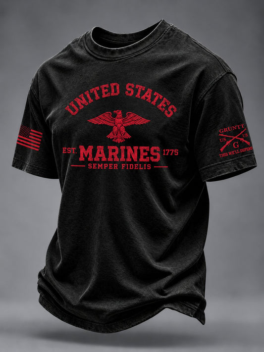 Men's Veterans Day Print Short-Sleeve T-Shirt