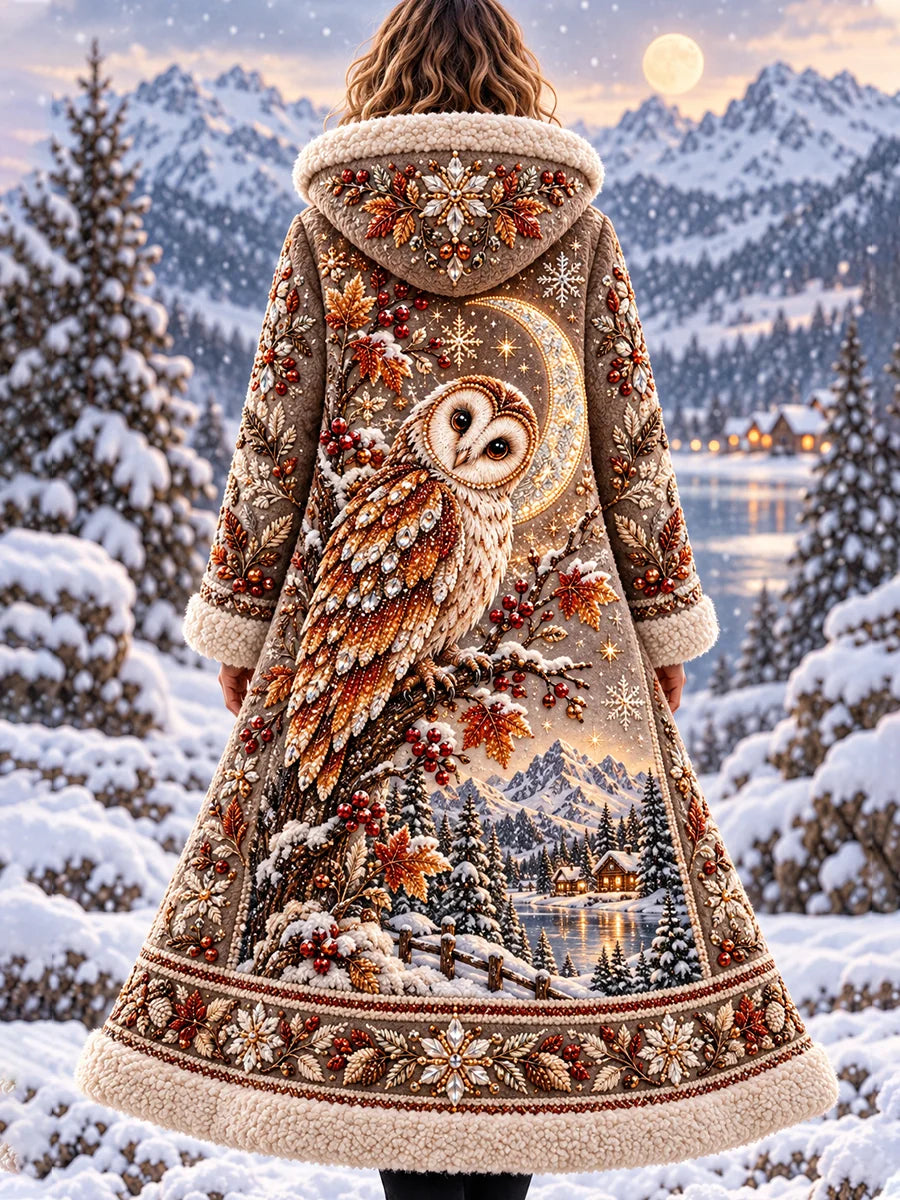 Women's Nordic Forest Animals  Flannel Jacket
