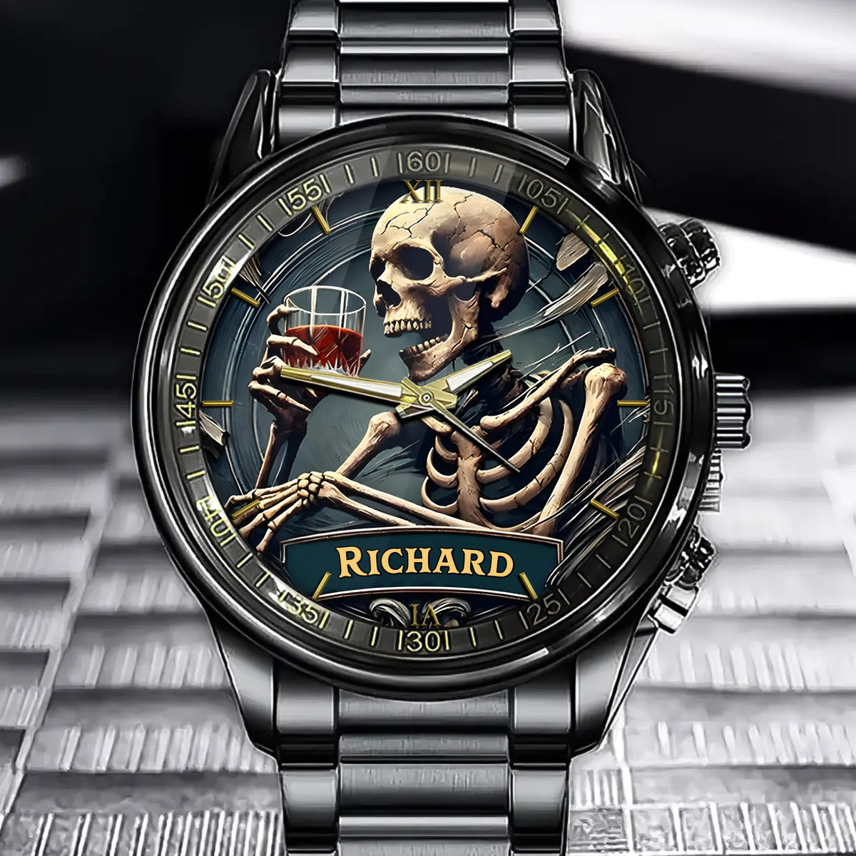 Personalized Death & Spirits Watch - Customizable Name Edition for Bold Souls