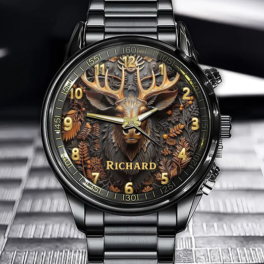The Call of The Wild - Personalized Custem Watch -Add Your Name to the Wild Majesty