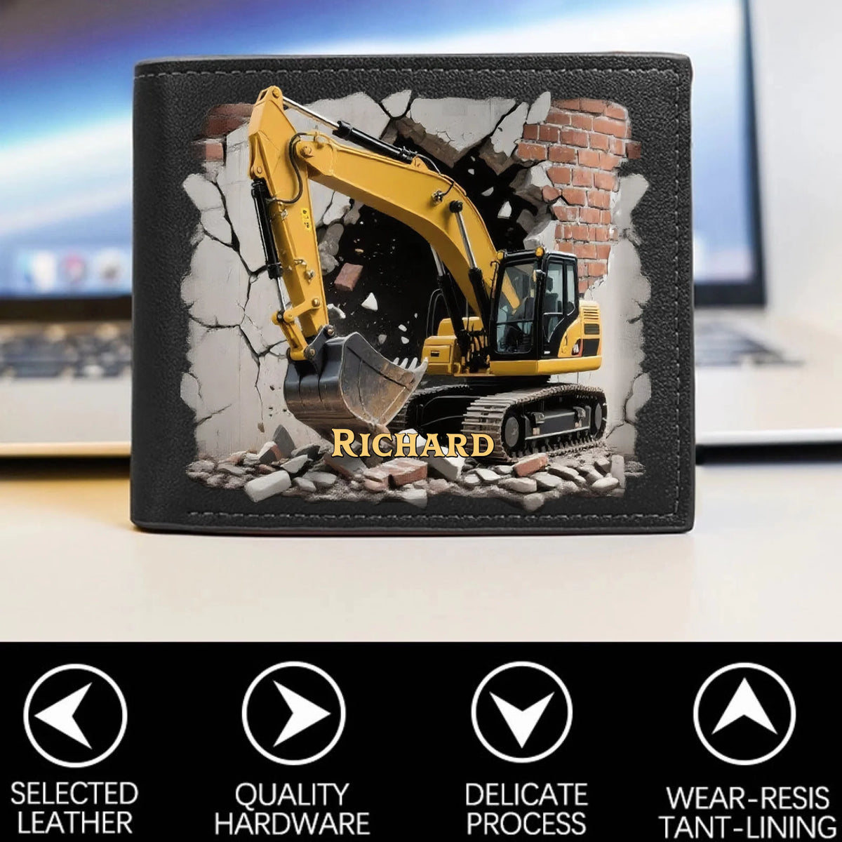 Personalized Veteran World Tour Wallet Perfect Gift_yythkg