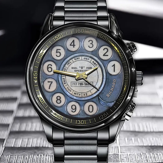 Personalized Telephone image Art Vintage Watch Watch