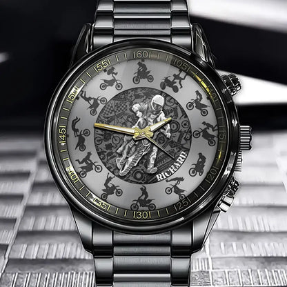 Cool Biker - Personalized Dirt Bike Hand Watch