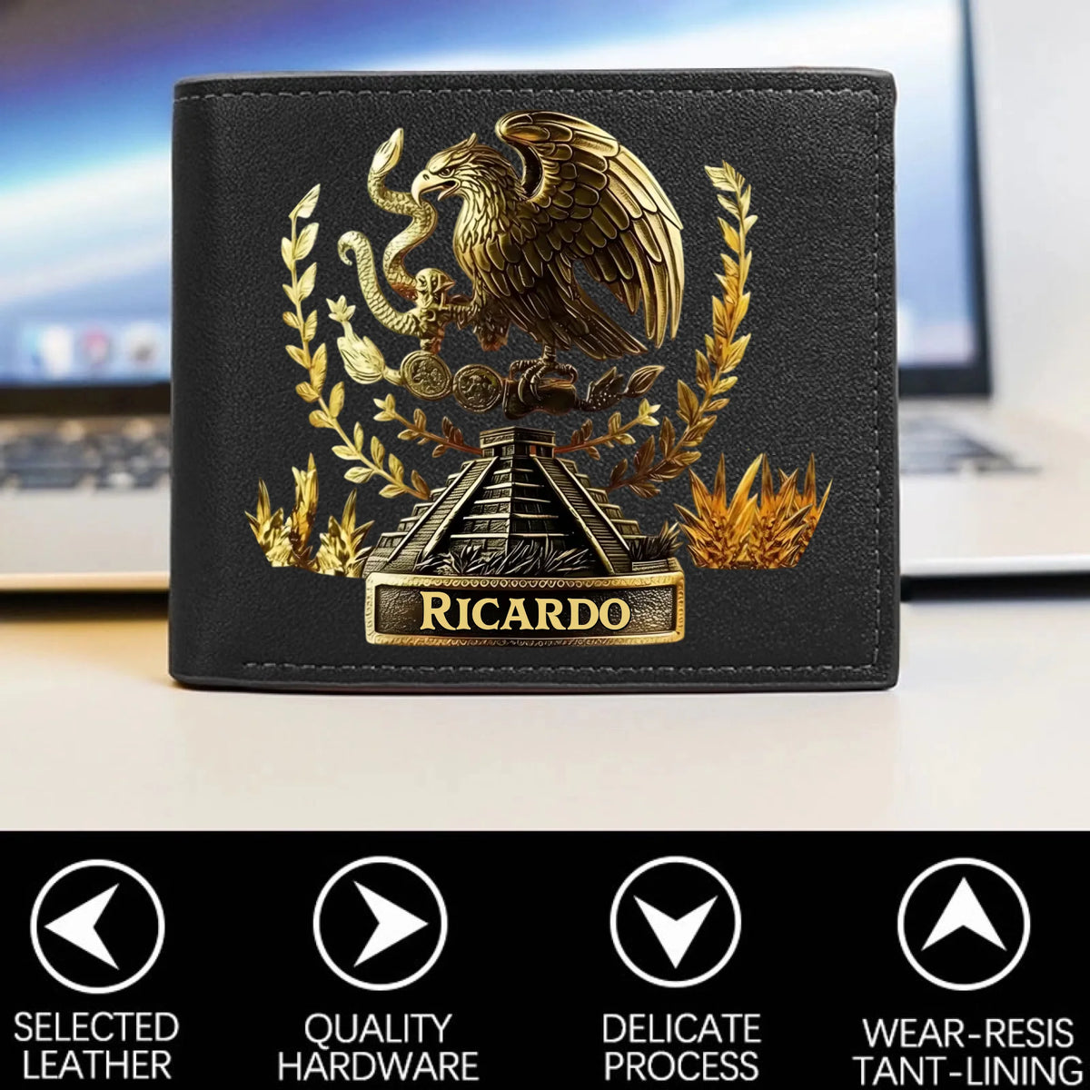Personalized Veteran World Tour Wallet Perfect Gift_yythkg