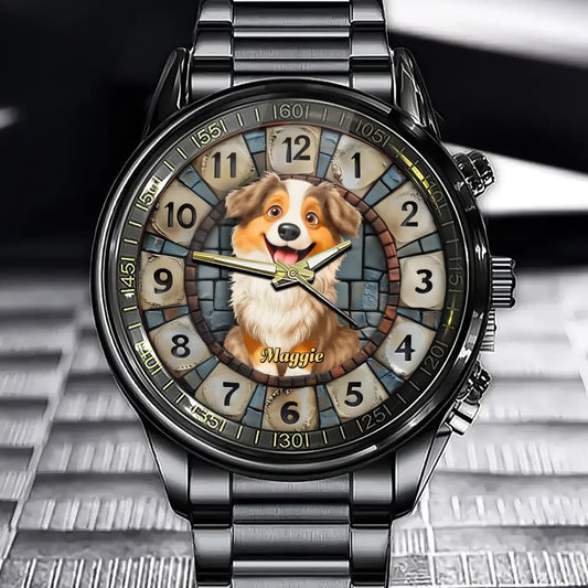 Personalized Dog Watch for Every Dog Lovers- Customize Your Dog's Breed and Name