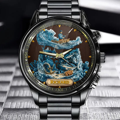 Everything Will Kill You So Choose Something Fun - Personalized Fishing Watch