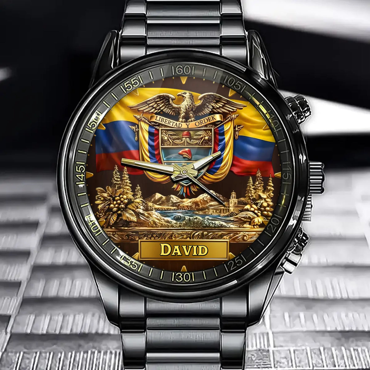 Proud Colombian - Personalized Expatriate Watch