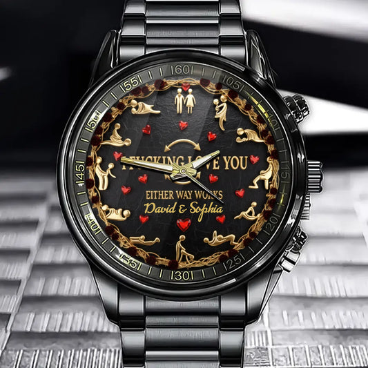 Personalized Luxury Custom Watch with Romantic Design and Unique Details