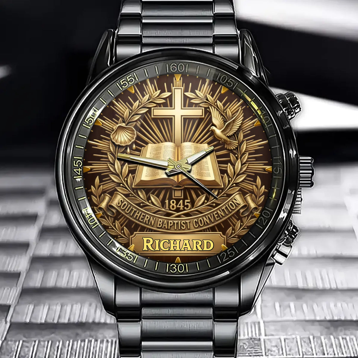 Personalized Southern Baptist Convention Watch - Custom Name Faith-Centered