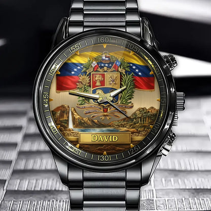 Stand Strong Venezuela - Personalized Expats Hand Watch