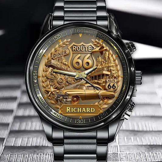 Personalized Route 66 Watch – Celebrate the Spirit of the Open Road