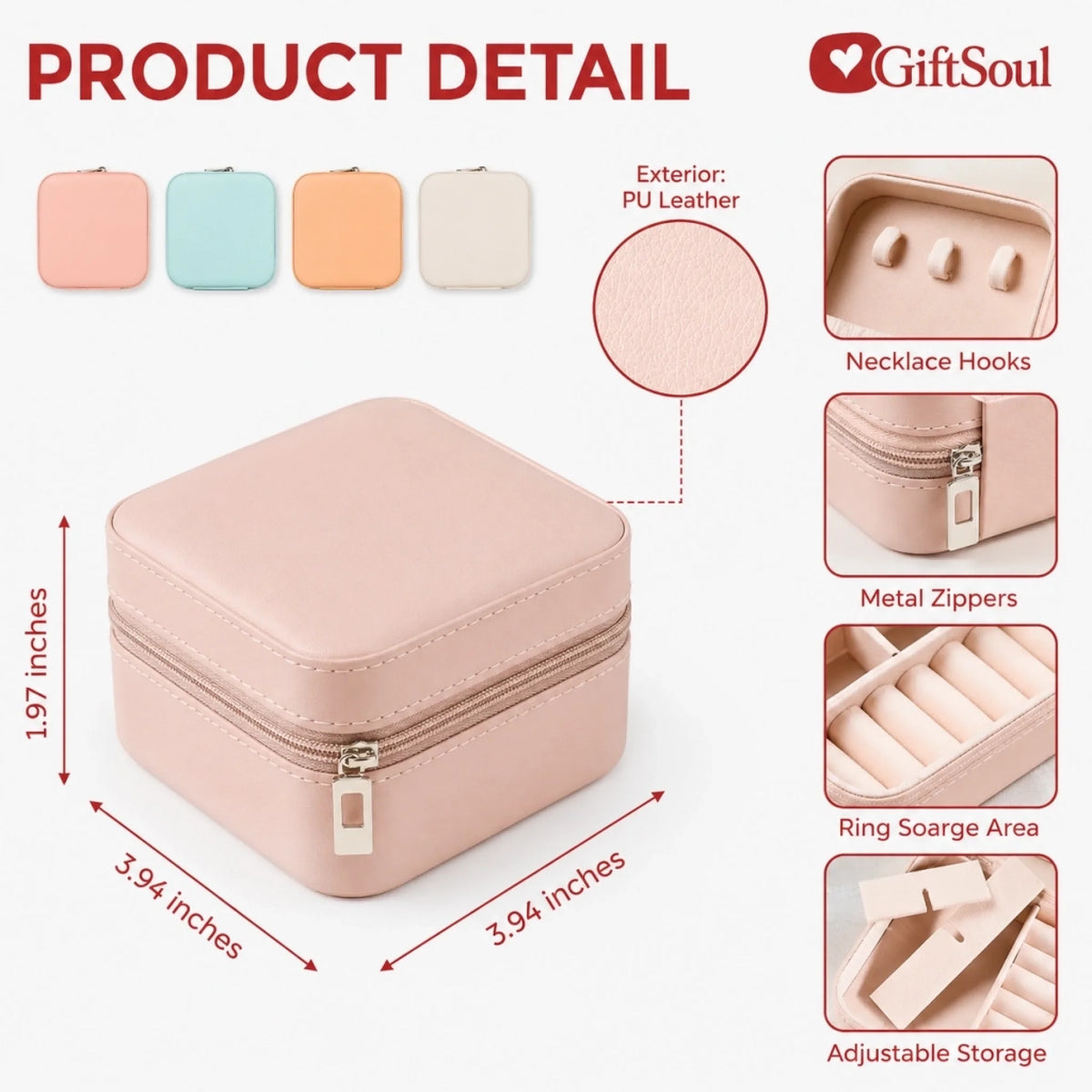Square Jewelry Case GS