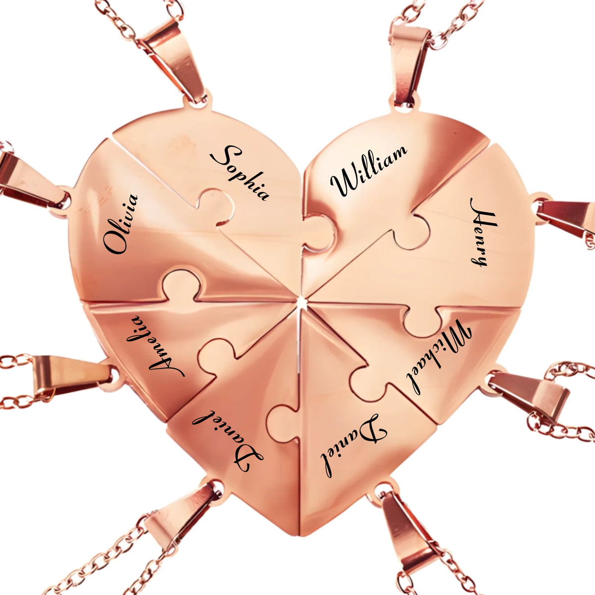 Pieces of Us™ – Personalized Family Puzzle Necklace (3)