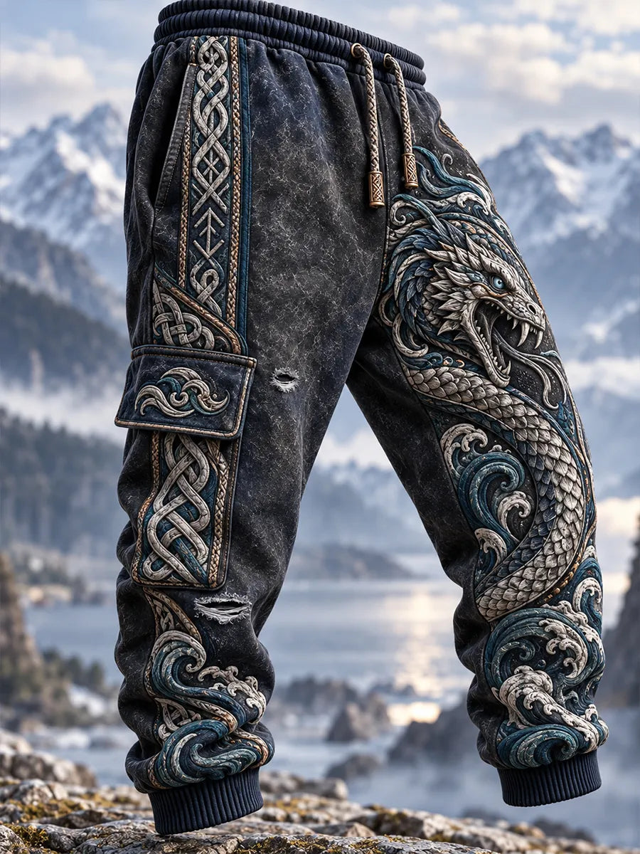 Men's Viking Casual Sweatpants Trousers