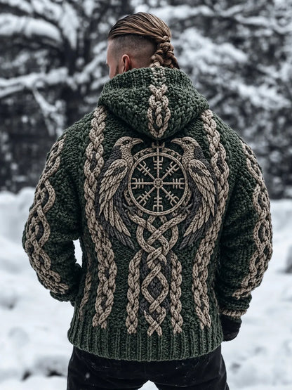 Men's Viking Hooded Cardigan