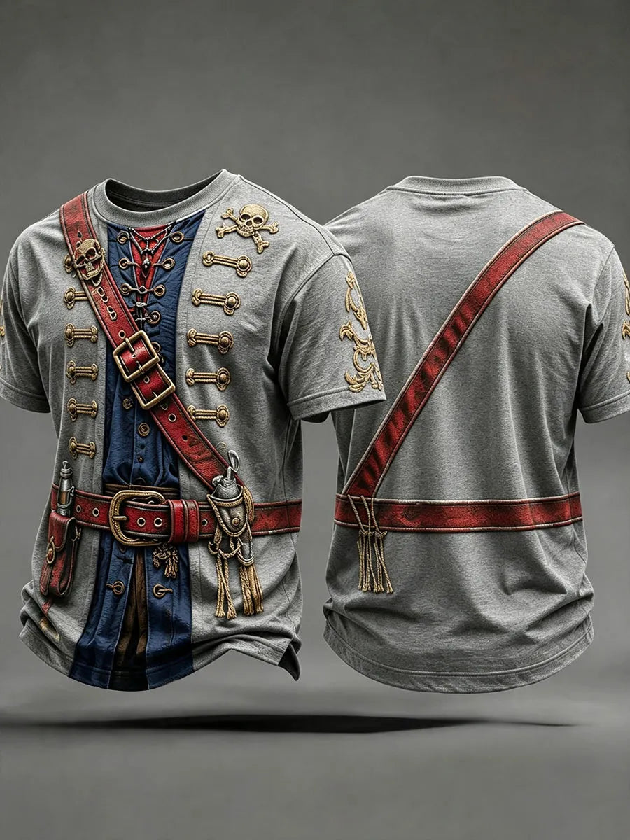 Men's Pirate Print T-Shirts