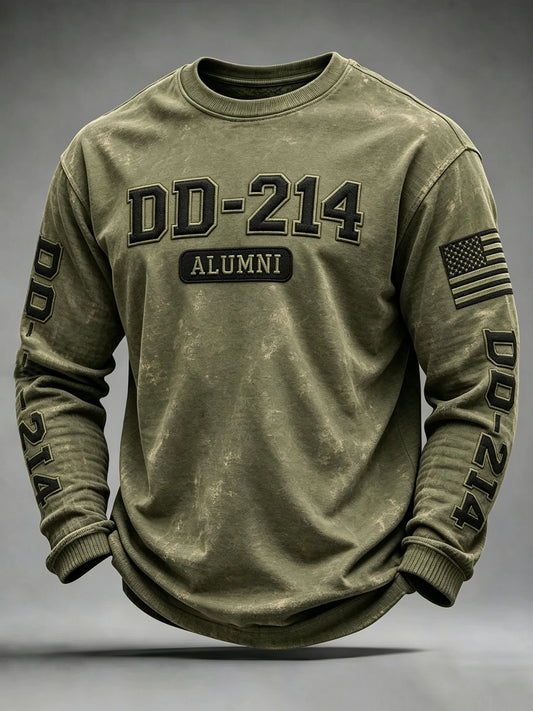Men's Veteran Pride DD-214 Printed Sweatshirt