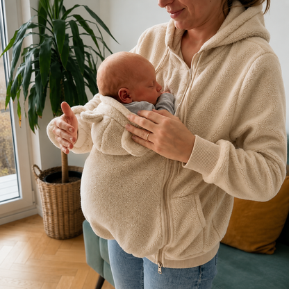 Hands-Free Babywearing Hoodie, Cozy Mama Baby Carrier Hoodie CH07 180540