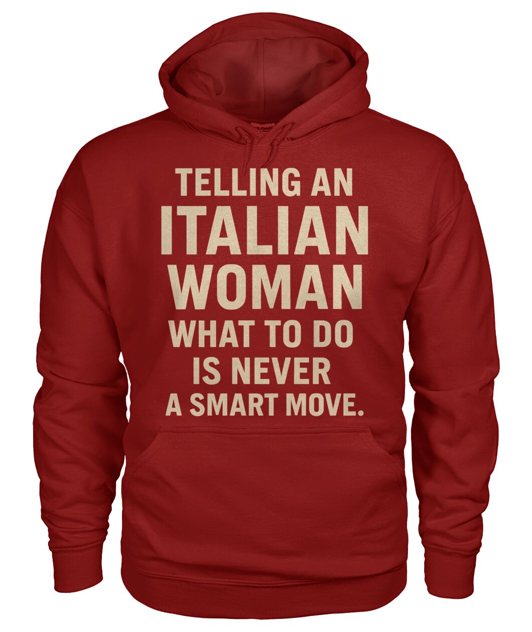 Unisex Hoodie - Cardinal Red - Front