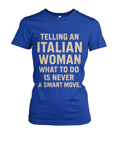 Women's Crew Tee - Royal - Front