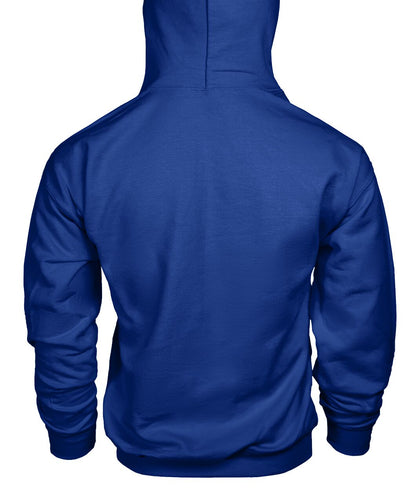 Unisex Hoodie - Royal - Back (plain, no print)