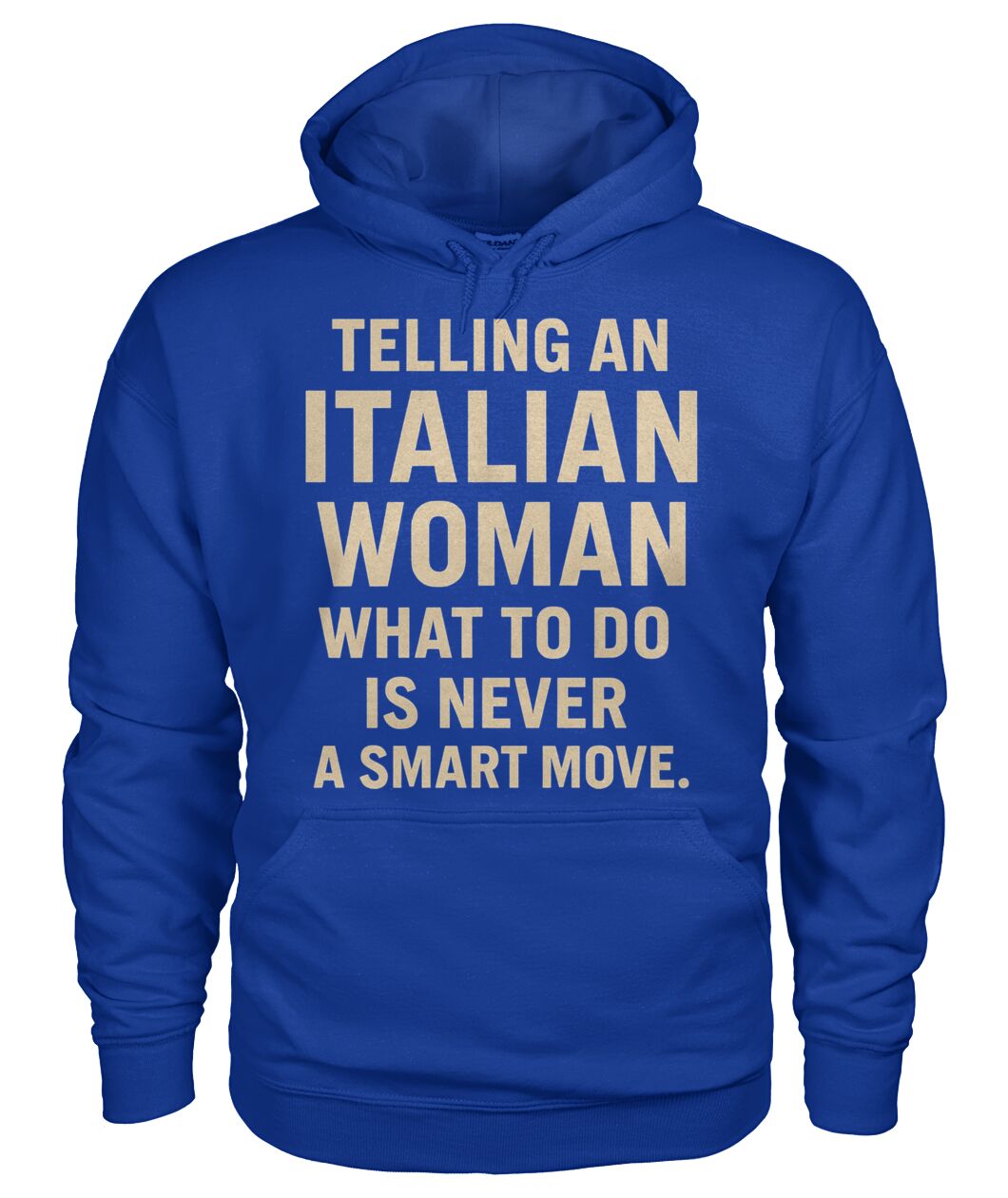 Unisex Hoodie - Royal - Front