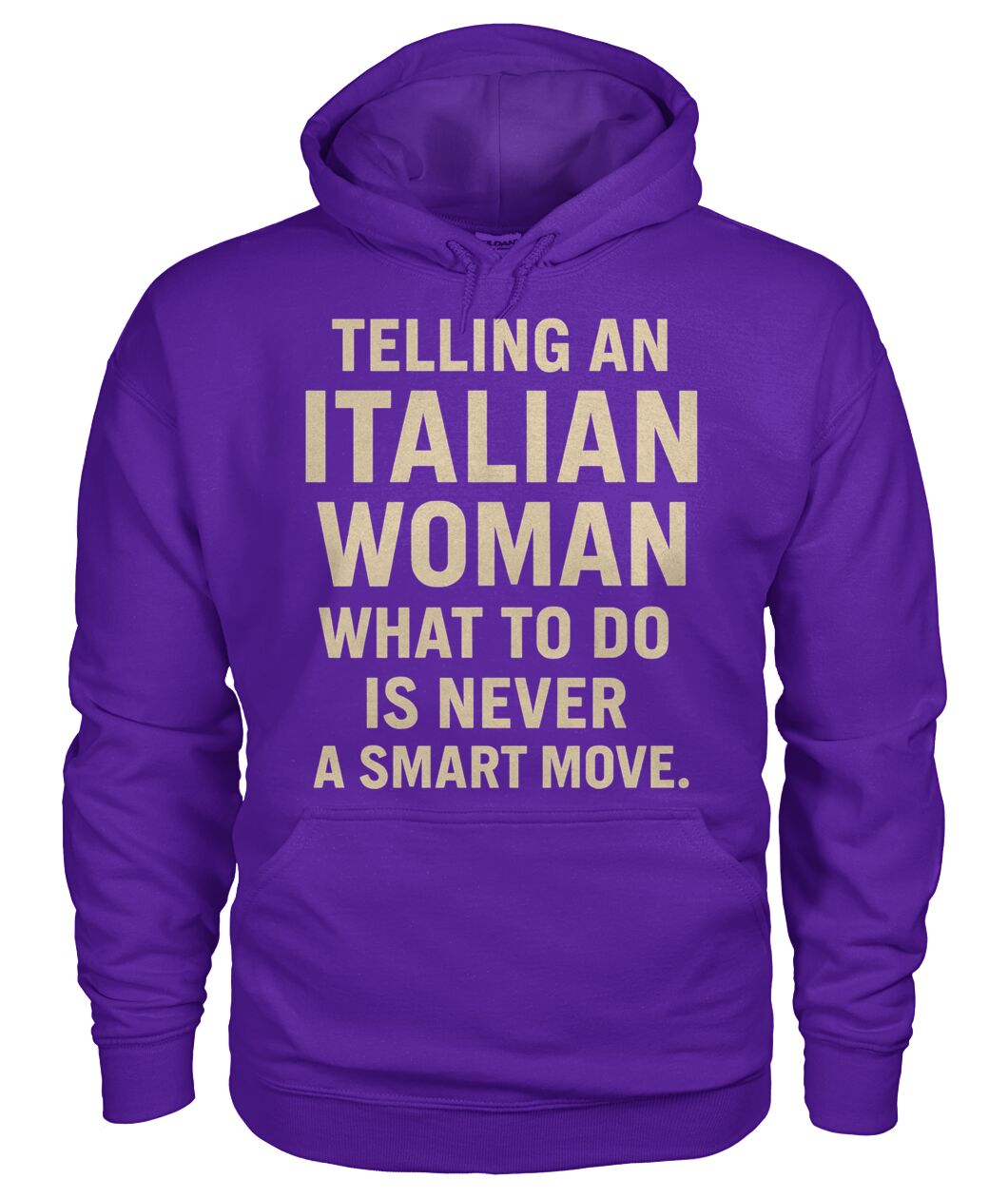 Unisex Hoodie - Purple - Front