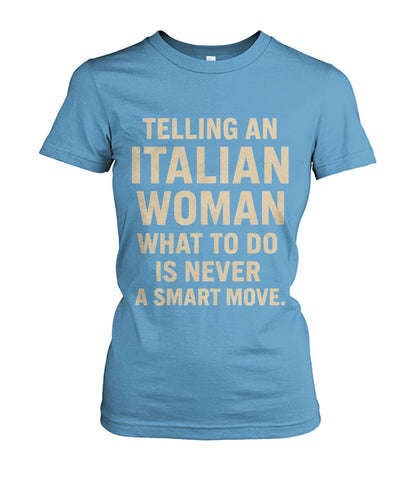 Women's Crew Tee - Carolina Blue - Front