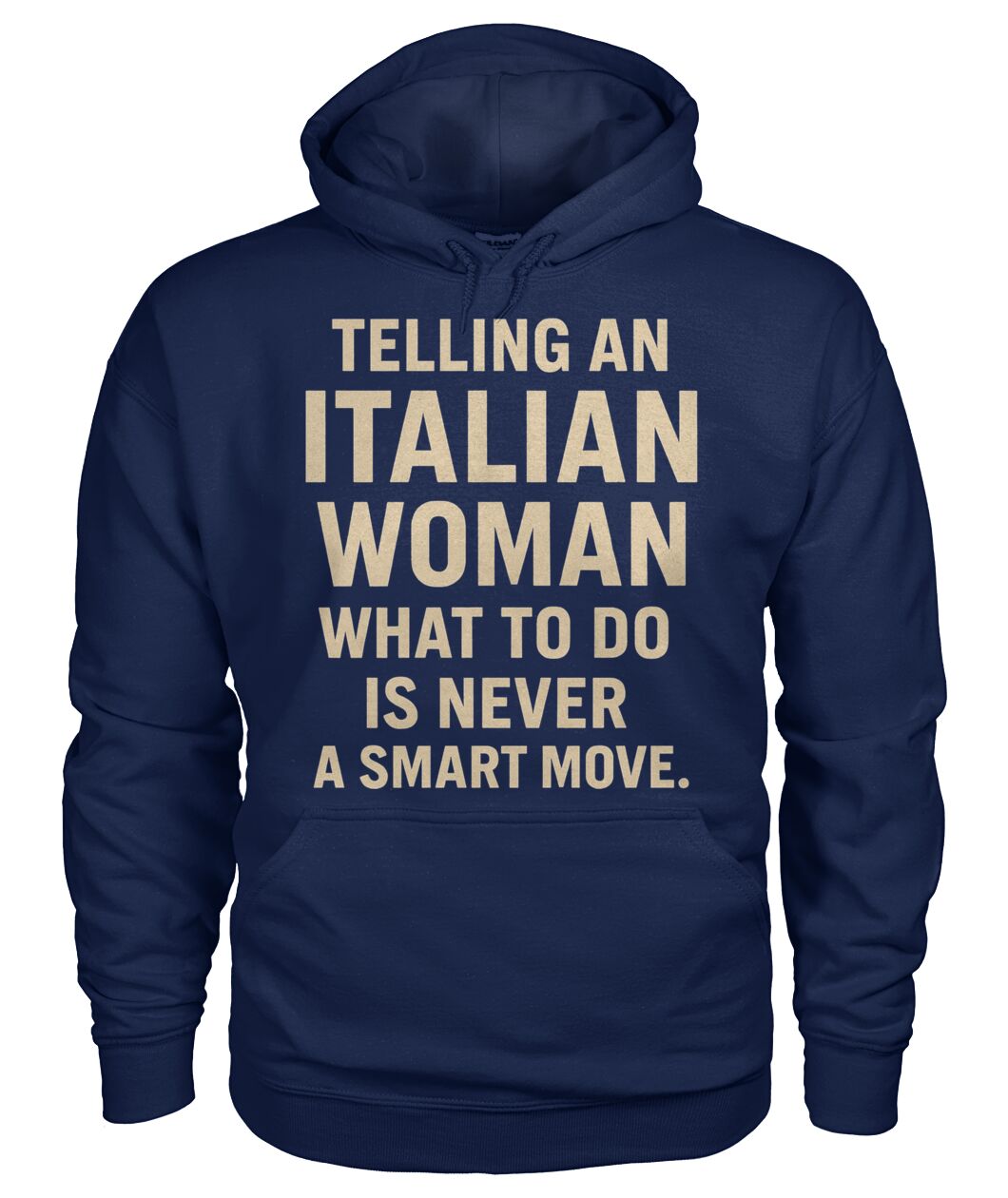 Unisex Hoodie - Navy - Front