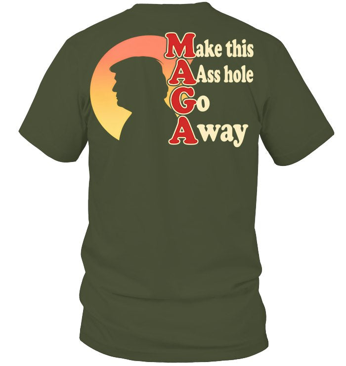 Unisex Short Sleeve Classic Tee - Fatigue Green - back