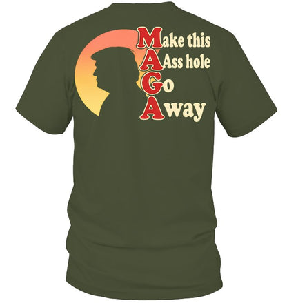 Unisex Short Sleeve Classic Tee - Fatigue Green - back