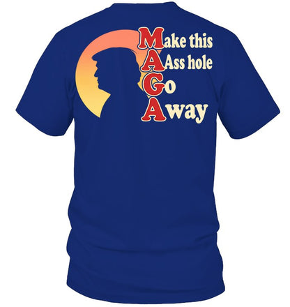 Unisex Short Sleeve Classic Tee - Deep Royal - back