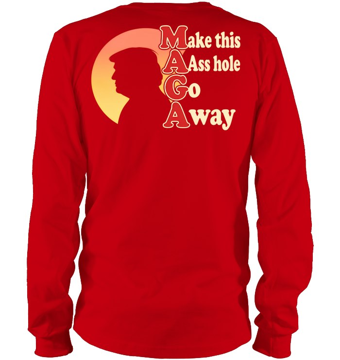 Unisex Long Sleeve Classic Tee - Red - back